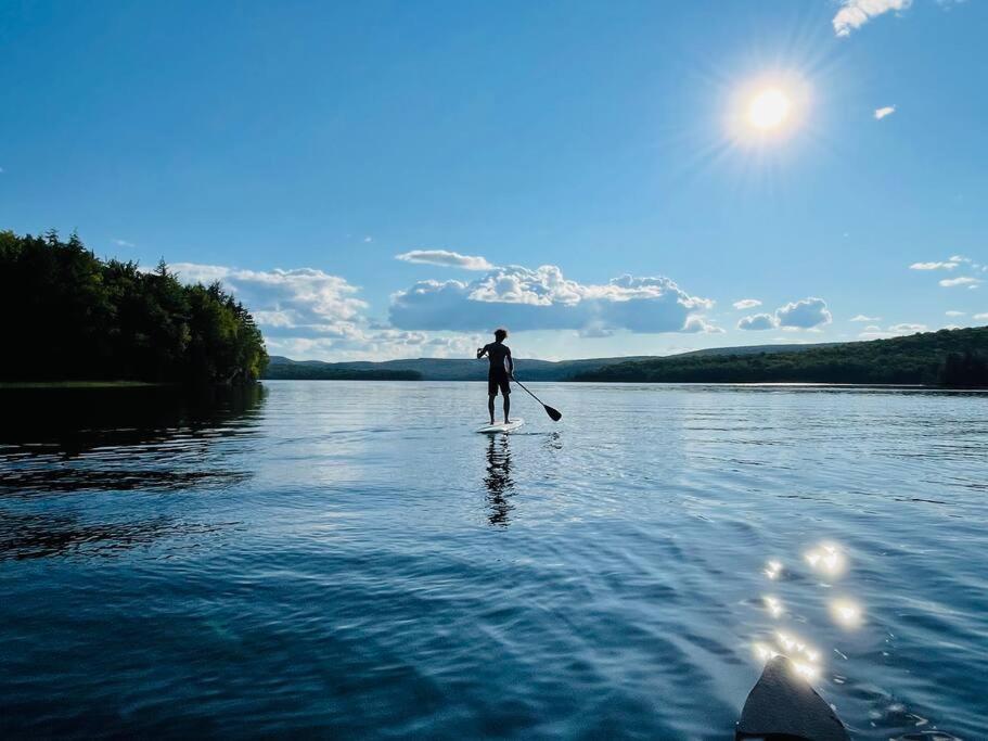 Chalets Nabu La Sacacomie - Riviere - Billard Сент-Алексис-де-Мон Экстерьер фото