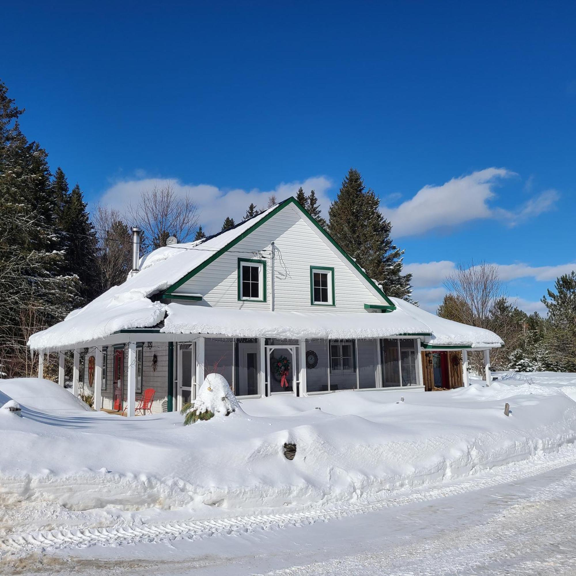Chalets Nabu La Sacacomie - Riviere - Billard Сент-Алексис-де-Мон Экстерьер фото